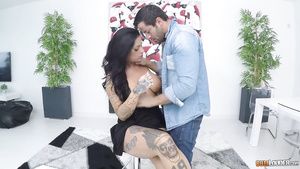 Porzo The first booty sex act of tattoed MILF Raquel Adan Cunt
