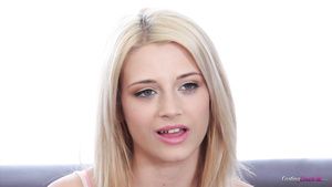 Perrito 20 y.o. skank Aubrey Gold gives POV blowjob on casting couch TheSuperficial