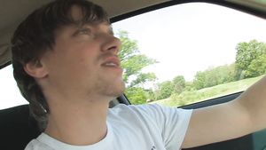 Sucking Dick Russian 3Some in the car - Very Hot Gay Boyporn