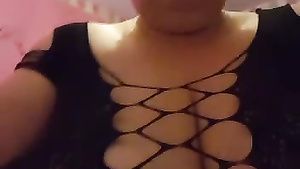 Teasing Granny with monster titties Anal-Angels