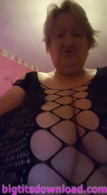 Teasing Granny with monster titties Anal-Angels