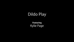 Coed Dildo Play: busty Kylie Page toying porn babe Porno Amateur