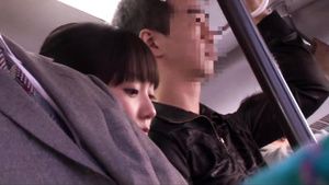 Sloppy Blow Job lewd asian schoolgirl nailed in public bus and on the street - ejaculate Tranny