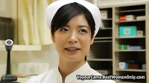 Granny Japanese Asian Nurse Making Out Care Her Pacients Voyeur Exhib