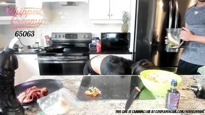 Butt Sex Having Fun In The Kitchen.... Omegle