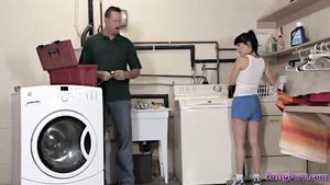 Free 18 Year Old Porn Mother I´d Like To Fuck Copulated in the laundry room - low quality Cosplay