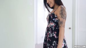 TubeCup Tattooed lesbians Mia Martinez & Sunny Hart got naughty Vaginal