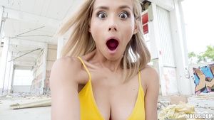 PornoPin Blonde haired latina with perky tits banged outdoors Hdporner