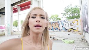 Bokep Blonde haired latina with perky tits banged outdoors xxGifs