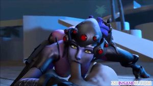 Linda Overwatch heroes got laid after blowing cock Branquinha