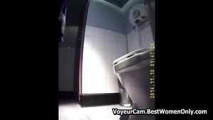 Nudes Caught Couple Copulation On Public Restroom Spycam Voyeur Grande