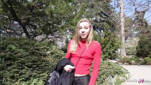 Adult Entertainme... GERMAN SCOUT - Skinny College Coed Emily Seduce to Hump Stepsis