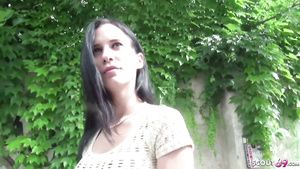 British GERMAN SCOUT - 18yr OLD SMALL YOUNG SEDUCE TO SCREW AT CASTING Hairy Pussy