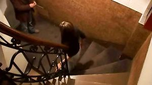 Best Blowjob Ever My young neighbors are filthy: public couple sex on stairs DuskPorna