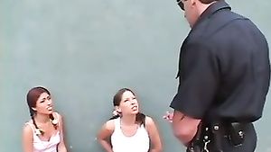 Blowjobs Innocent looking girls get fucked hard by police officer Farting
