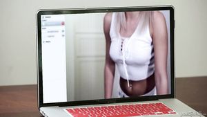 Peludo Video Chat REvenge Part Two - Tiffany Watson Office Sex