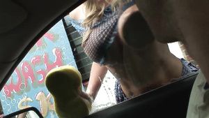 Tranny Amazing busty Paige Ashley gets nailed in the car wash Ass To Mouth