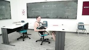 Room The punishment ends in ejaculate - classroom sex Fat Pussy