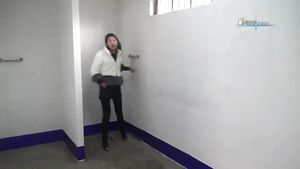 HellPorno Chinese Female In Jail & Chains Ass Licking