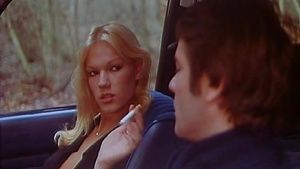 ILikeTubes Blonde Brigitte Lahaie sits into the car to ride...