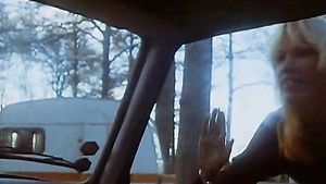 Caliente Blonde Brigitte Lahaie sits into the car to ride a dick Amatuer Porn