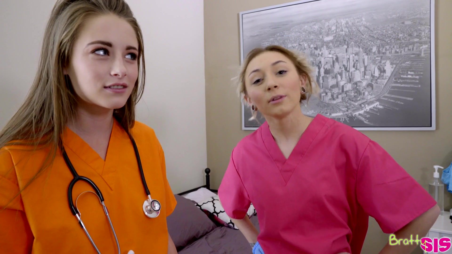 Camdolls Horny teen nurses Chloe Temple and her sex mate share dick Top