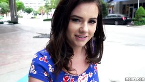 AsiaAdultExpo Petite brunette teen Karlie Brooks POV sex video Shorts
