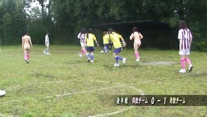 GirlfriendVideos JAV naked soccer player gets toyed to intensive orgasm by a referee Fat Pussy
