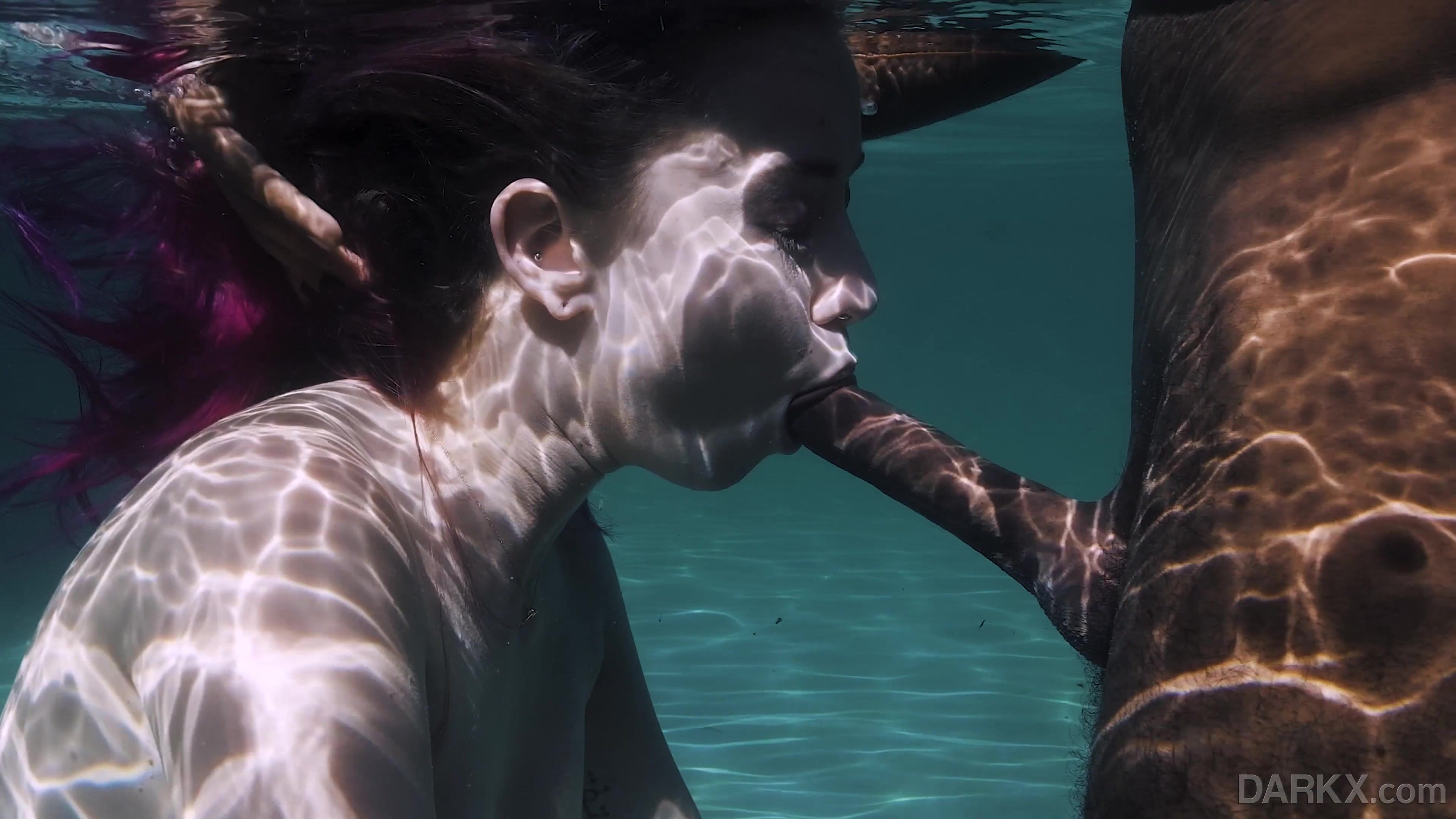 Fuck Wet Dreams of Haley Reed - blowjob under water Face Fucking