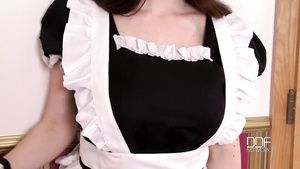 AnyPorn Karina Heart - Busty House Maid Amazing Solo Session Hiddencam