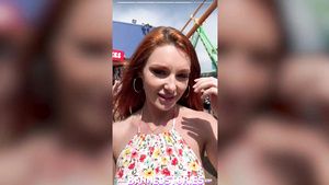 Doggy Lacy Lennon Picked Up & Banged on Public Instagram Store NuVid
