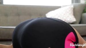 Nasty Janice Griffith & Rilynn Rae - Yoga Girls Lesbian Sex Furry