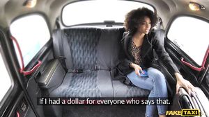 Hair Luna Corazon enjoys interracial sex in the fake taxi...