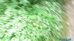 Pussy Lick Stacy Cruz makes love with Thomas Hyka in picturesque forest Pov Blowjob