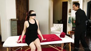Retro Blindfolded Girl Gets Massage Of Her Life Kosimak