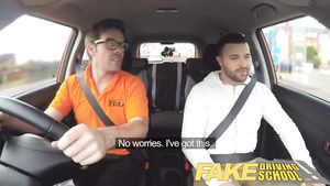 PornoOrzel Naughty brunette makes driving student fuck her in car Fetiche
