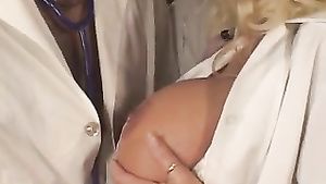 Nina Hartley Italian Nurse Swallows Big Low-Hanging Balls Of Her Colleague Black Hair