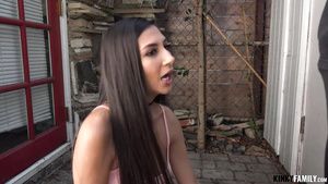 Submission Gianna Dior gets banged after sucking outdoors...