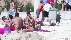 Gay Tattoos Caught And Voyeur Real Lesbian 18-Year-Olds On The Beach OnOff