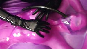 Viet Nam Plastic wrap panic vacuum breathplay for a submissive girl Tats