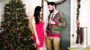 Dick Sucking Christmas pussy fuck with Karlee Grey & Charles Dera Blow Job Contest