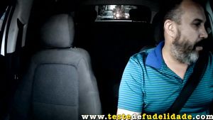 Stretch Crazy sex on the backseat in taxi Femdom Clips