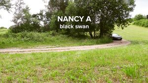 Masturbate Nancy A black swan - young girl masturbating solo outdoors Ebony