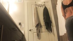 Class Room My stepmom in shower - i put there small hidden camera from amazon Jockstrap