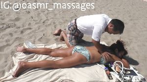 Cheating Wife Mommy Russian Blubbery Body Beach Massage...