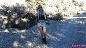 Cornudo TS shemale Babe Lena Kelly A Creampied Outdoors on a Hike - cumshot YouPorn