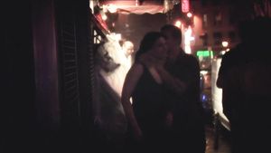 Adult Hot group sex scene in the club Spit