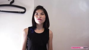 Students Tiny Thai Asian girl with small tits fucked in the hotel room - amateur vid with cumshot Banging