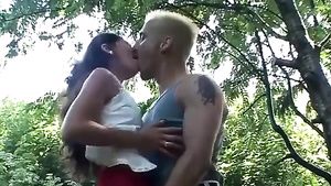 Blow Job Porn Horny Couple Stop The Car In The Woods For Anal Sex Woman
