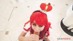 Teenporn Queen Of Hearts - cosplay sex with kinky redhead ends with facial cumshot XGay
